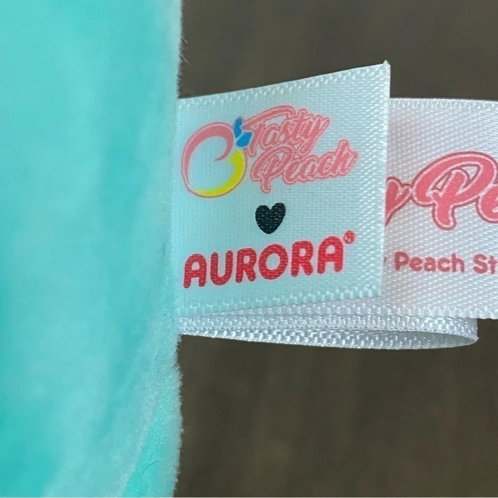 Aurora Meowchi Mint Tasty Peach Plush Cat
